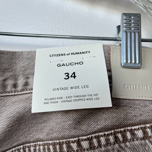 Citizens of Humanity Gaucho Vintage Wide Leg Jeans NWT Size 34 - Picture 2 of 4
